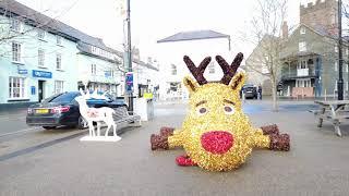 4K Walk: Exploring Abergavenny Christmas time 2021