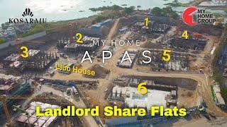 Landlord Share Flats in My Home Apas | 3 BHK Luxury Apartments at Kokapet