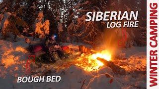 Traditional Bow Hunting Catch and Cook in Deep Snow NO SHELTER