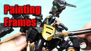 How to Hand Paint Gunpla Frames Gundam Barbatos Lupus Rex by Lincoln Wright