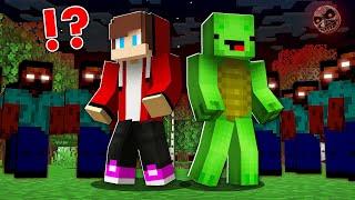 How Mikey and JJ Survived SCARY NIGHT ? - Minecraft (Maizen)