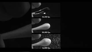 Prince Ruperts Drop experiment 14,000fps vs 56,000fps test