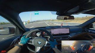 2023 BMW 4.20 G22 COUPE -TOPSPEED -// 0-100 // - AUTOBAHN POV Test Drive I 4K