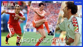 Classic EURO Goals | Shaqiri, Van Basten, Šuker...