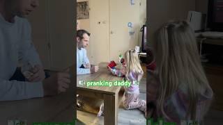 Pranking dad again! #shortfeed #funny #moneychallange #viralshort #shortsviral #comedy #prank #dad