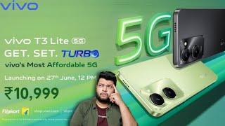 Vivo T3 Lite 5G Official India Launch Date | Vivo T3 Lite 5G Price in India & Features| Vivo #phone