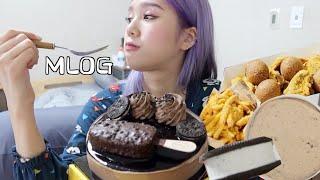 [밈PD | VLOG] mlog 리얼한 미현이의 세상_7/ 브이로그라며 , 왜 먹기만 하는거야...?(feat.아이스나라에서 온 사춘기절정기 크림이)