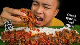 MUKBANG OSENG MERCON DAGING SAPI DENGAN 70 BIJI CABE RAWIT!! MUKBANG PEDAS GILA INDONESIA!!