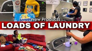 LOADS OF LAUNDRY MOTIVATION | REALISTIC LAUNDRY ROUTINE | #laundrymotivation #laundryroutines #vlog