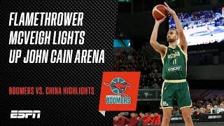 Jack McVeigh stars as the Boomers beat China in the lead up to Paris 2024
