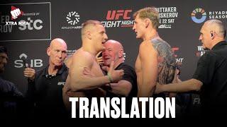 Volkov and Pavlovich Heated Argument | Ali Abdelaziz Involved