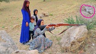 Nomadic women's skill in target shooting and working with weapons#Donomra.6968#