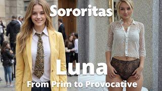 From Prim to Provocative, Lingerie Try On  Sororita Model Luna 