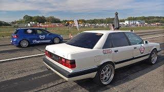 Audi 200 20V Turbo Quattro vs Volkswagen Golf 5 R32 Turbo GTX42