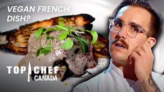 Classic French Cuisine BUT It Has To Be VEGAN Cooking Challenge | Top Chef Canada