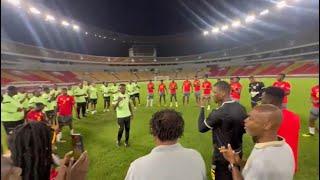 WATCH BLACK STARS FINAL TRAINING JAMA SESSION IN ANGOLA…CAMP NEWS & ANGOLA VS GHANA HTH  