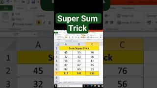Sum Super Trick in Seconds. #SumSuperTrick #reels  #SmartSum #Shorts #trending