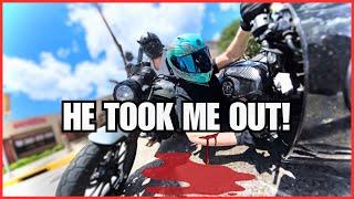 I Was In My First Motorcycle Crash!