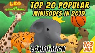 Top 20 Popular Animals in 2019 Compilation! | Leo The Wildlife Ranger | Fun Animal Facts For Kids