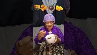 Great GrandmotherEating Food Emoji Challenge#eatingemojichallenge #makan #food #shorts