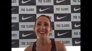 Shannon Rowbury After Prefontaine 1500m