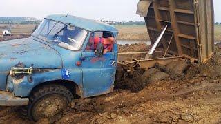 Dangerous Fastest Skills Truck TATRA, KAMAZ & ZIL Driving Stuck in Mud, Extreme Heavy Truck Fails