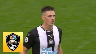 Ciaran Clark heads Newcastle in front v. West Ham | Premier League | NBC Sports