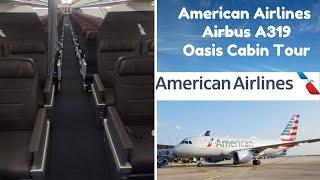 American Airlines oasis Airbus A319 Cabin Tour