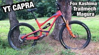 INTERESTING PARTS ON YT CAPRA! Fox Kashima, Trailmech, Magura