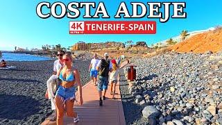 TENERIFE - COSTA ADEJE | See the Actual Appearance in Different Places ️​ 4K Walk ● December 2024