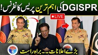  LIVE | DG ISPR Major General Ahmed Sharif Press Conference | Pakistan Army | Breaking News