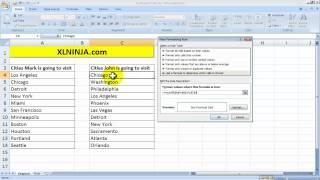 How to compare two lists in Excel