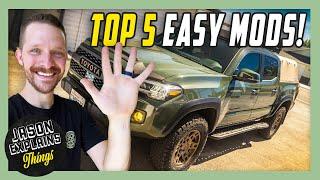 Top 5 Toyota Tacoma Mods Everyone Can Do Easily!