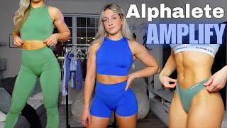 ALPHALETE TRY ON HAUL | AMPLIFY LEGGINGS & FLEECE COLLECTIONS