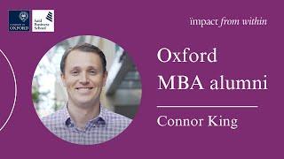 Oxford MBA alumni profile: Connor King