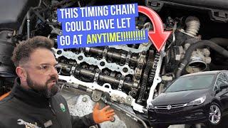 WATCH THIS AND YOU'LL SOON REALISE WHY THESE ARE AN EXPENSIVE REPAIR! VAUXHALL 1.6CDTI TIMING CHAIN