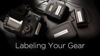 Labeling Your Video Gear