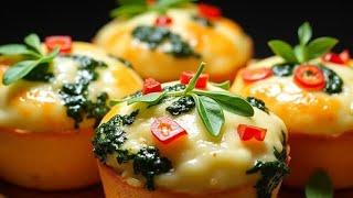 I cook these spinach potato muffins every day. Super delicious and healthy!