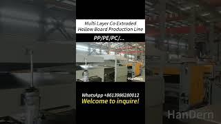 Multi layers co-extrusion sheet production line #multilayer #extrusion #sheet #productionline