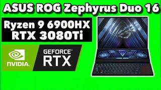 Asus Rog Zephrus Duo 16 RTX 3080Ti Ryzen 9 6900HX - ¡EL PORTATIL MÁS POTENTE DEL MUNDO 2023