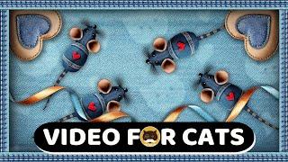 CAT GAMES - Blue Jean Mouse. Videos for Cats | CAT TV | 1 Hour.