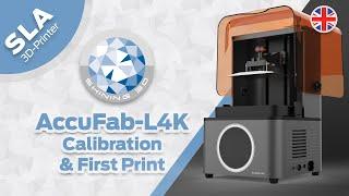 Shining3D AccuFab-L4K calibration and first print - English - SLA printer - OKM3D