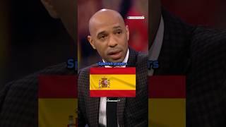 Thierry Henry on why Spanish footballers seem to be the smartest in the world 