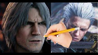 How the characters Dante and Vergil were created. (Devil May Cry)