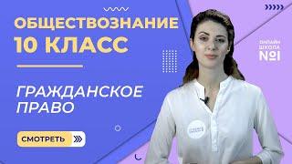 Гражданское право. Видеоурок 21. Обществознание 10 класс