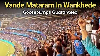 Vande Mataram In Wankhede Stadium Today During India Vs Sri Lanka World Cup 2023