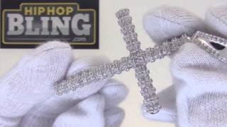 Micro Pave Cross | .925 Sterling Silver Iced Out Cross