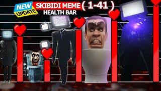 Skibidi Toilet 1-41 With Healthbar & All Fights | Skibidi Toilet ALL Seasons