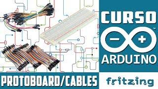  Protoboard y Cables - Dupont - Jumper - Curso Básico de Arduino UNO