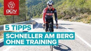 5 Tipps, um ohne Training schneller bergauf zu fahren | Schneller am Berg